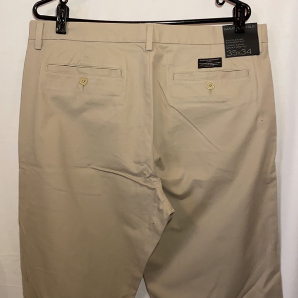 Men's cream chino pants - Picture 7 of 9